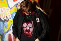Image 8 of A3 Negative Rhinestone Skull (Red) Artwork or T shirts