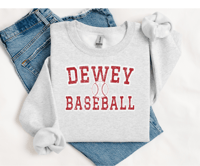 Image 1 of Not included in fundraiser * Vintage Dewey Baseball Design