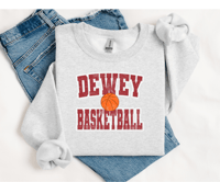 Image 1 of Vintage Dewey Basketball Design