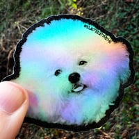 Image 3 of Holographic Pup Stickers