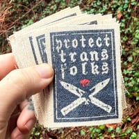 Image 3 of "Protect Trans Folks" Patch Bundle