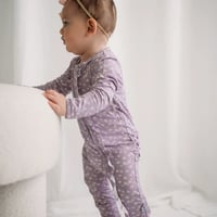 Image 2 of Lilac Posies - Bamboo Ruffle Sleeper