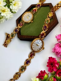 Image 1 of Gemstone Bracelet Watch 