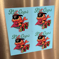 Image 2 of "Kick Cops" Garfield Magnets