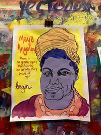 Tim Kerr - "Maya Angelou"