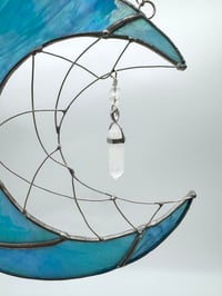Image 2 of Blue Dream Catcher Crescent Moon