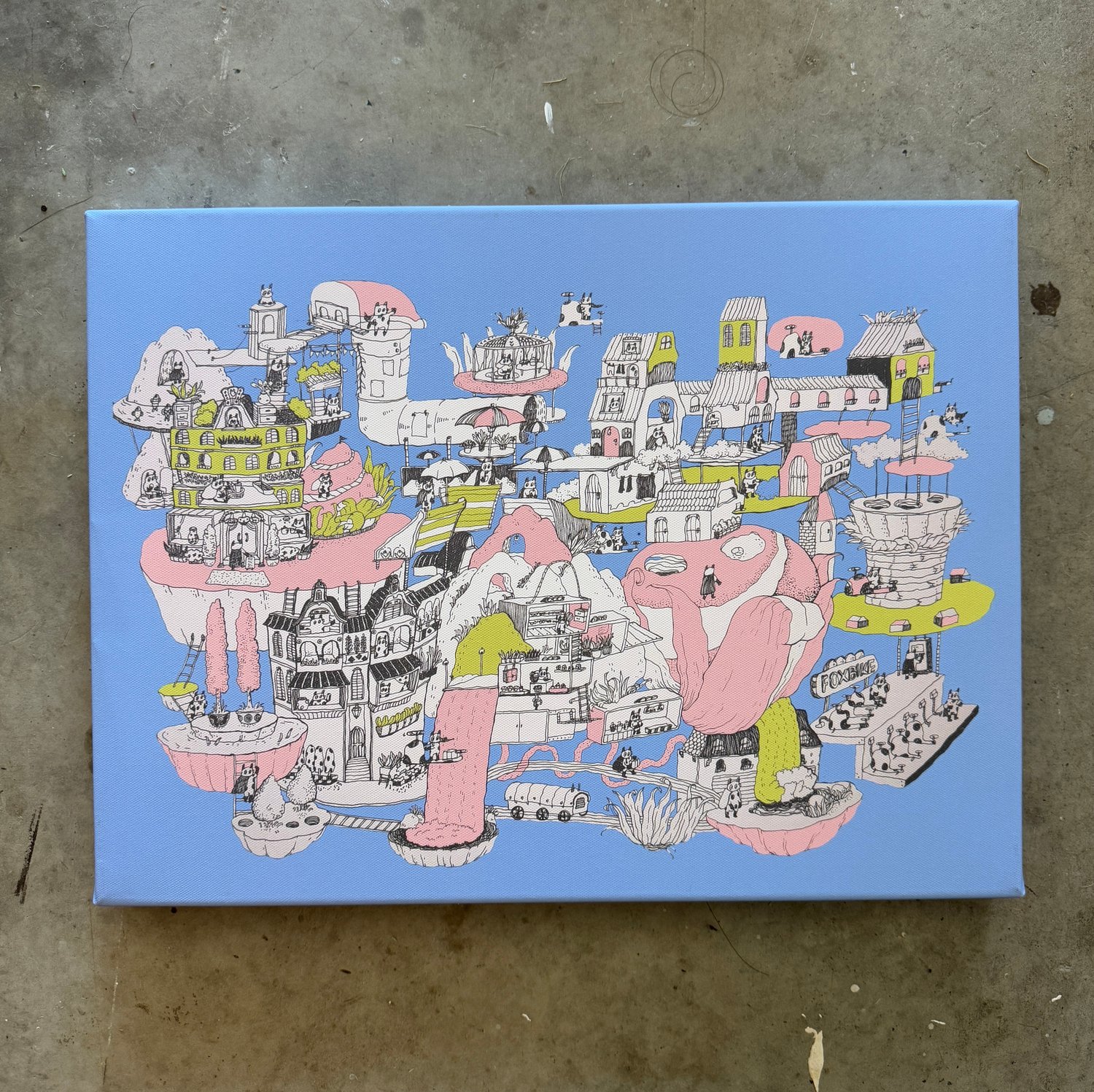 Image of The Aerial City I [canvas]