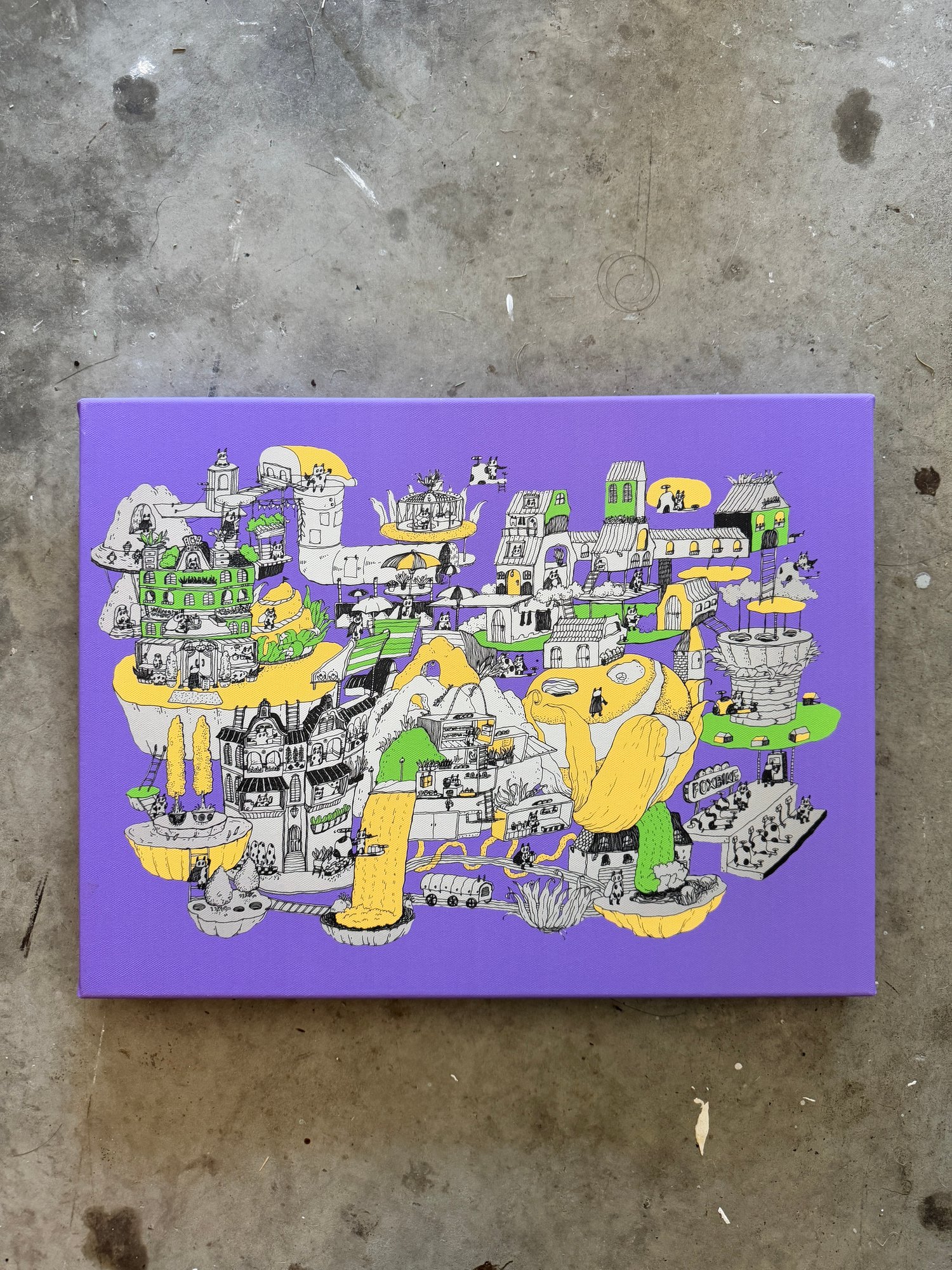 Image of The Aerial City III [canvas]