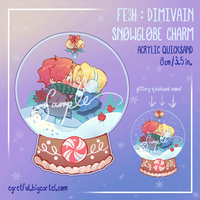 [PRE-ORDER] Dimivain Snowglobe Liquid Charm