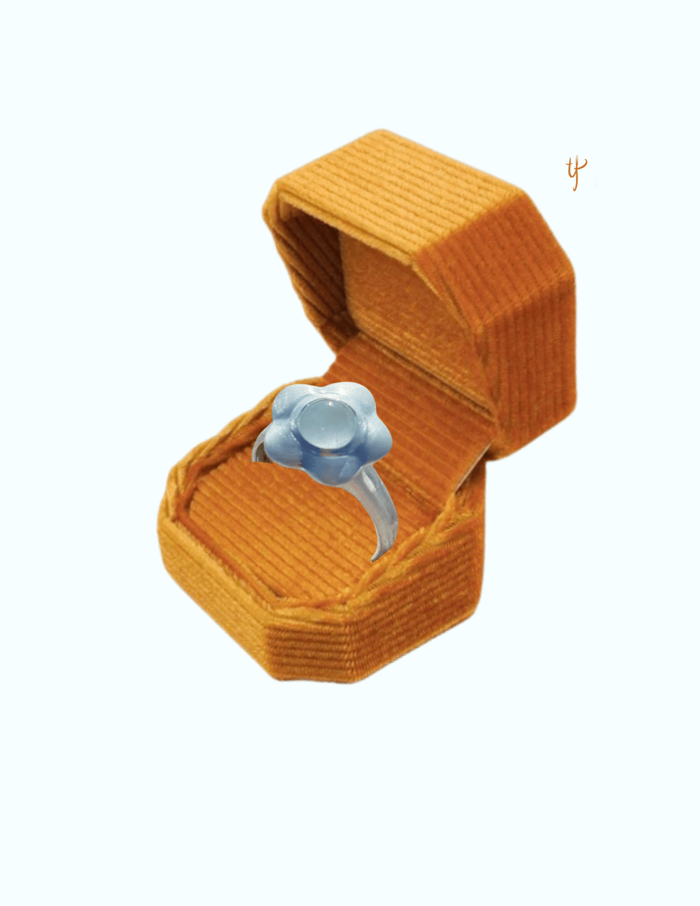 Image of Daisy Ring Aqua