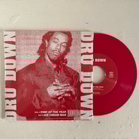 Image 3 of Dru Down - Pimp Of The Year / Ice Cream Man 7" (Red Vinyl)
