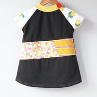 Image 2 of courtneycourtney x 1587 size 2T kids child short sleeve smiley yellow lemons tunic dress