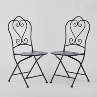 Image 1 of Jardin Pair of Folding Outdoor Chairs