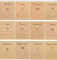 Rosegold Zodiac Sign Necklaces
