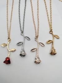 Image 1 of Rose Pendant Necklaces