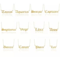 Image 1 of Zodiac Necklaces