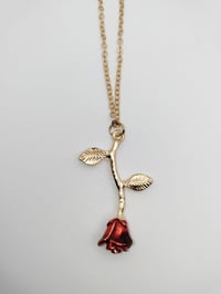 Image 2 of Rose Pendant Necklaces