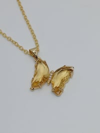 Image 5 of Butterfly Birth Stone Necklaces
