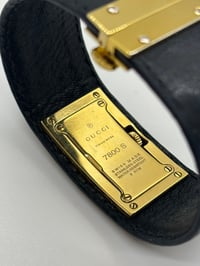 Image 5 of Vintage Gucci Leather Band Watch
