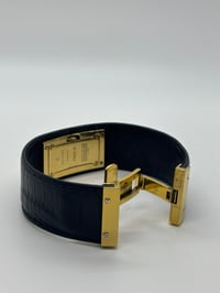 Image 6 of Vintage Gucci Leather Band Watch