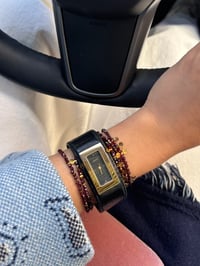 Image 8 of Vintage Gucci Leather Band Watch