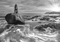 Mermaid of the North exclusive print (monochrome)