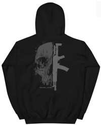 Skull hoodie - Black print
