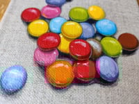 Image 4 of 'Smarties' Original mini oil painting