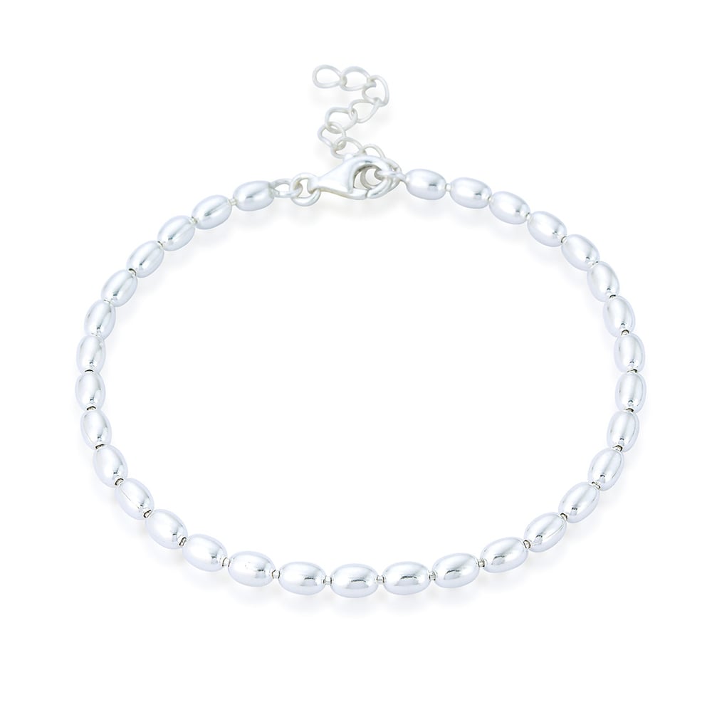 Image of Mesa oval bead bracelet