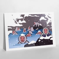 Print « Singes » - Format A5 