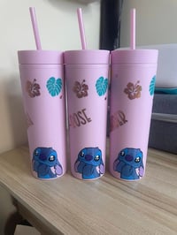 Image 1 of Custom 16oz Skinny Tumbler 