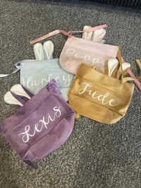 Velvet Bunny Ear Pouch 