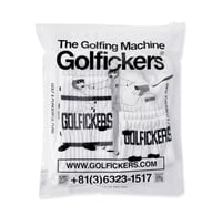 Image 4 of Golfickers [HOLE 472] Golfman Socks -White- ★2足セット