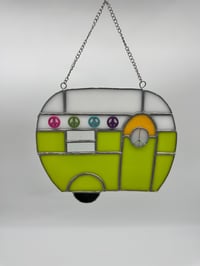 Stained Glass Vintage Camper