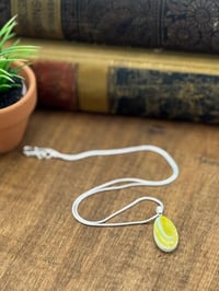 Image 1 of Stain Glass Necklace and Earing Set 