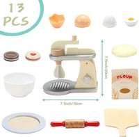 Image 5 of Hayden Classic Wooden Mixer Set
