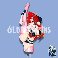 Image 2 of Yoko Standing Split v1 Vinyl Decal