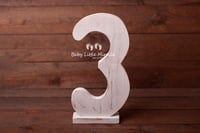 Image 5 of Vintage white digits 30cm high