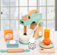 Image 4 of Paloma Wooden Mixer Set