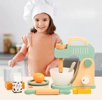 Image 5 of Paloma Wooden Mixer Set