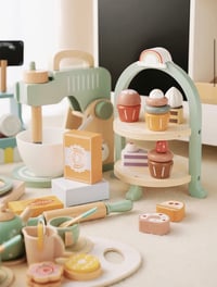 Image 4 of Paloma Wooden High Tea Set