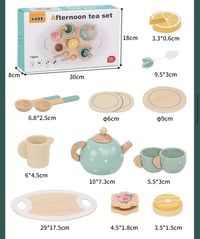 Image 7 of Paloma Wooden Tea Set