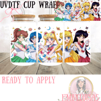Image 1 of Sailor Moon Collection 4 styles  UVDTF cup wrap