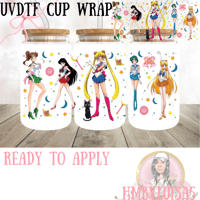 Image 4 of Sailor Moon Collection 4 styles  UVDTF cup wrap