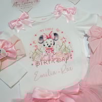 Image 2 of Mouse first birthday tutu sets 