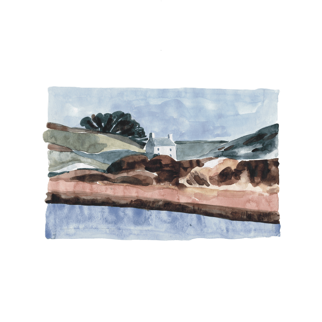 Image of 'looe pool' art print