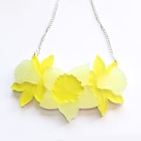 Image 3 of  Yellow Daffodil Necklace