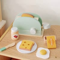 Image 2 of Paloma Wooden Toaster Set