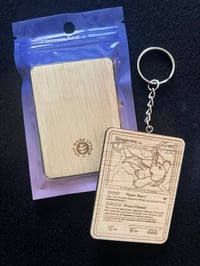 Pokémon mystery card keychain