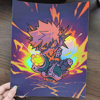 Holographic Bakugou Boom Print